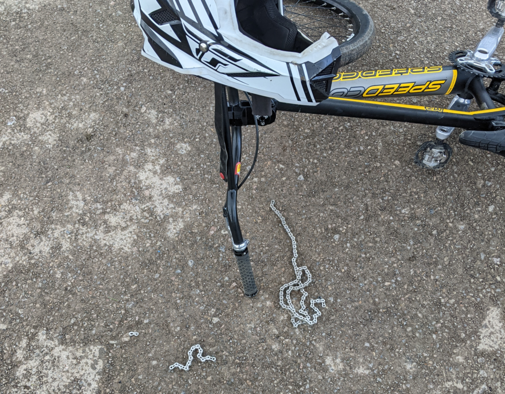 Snapped Chain